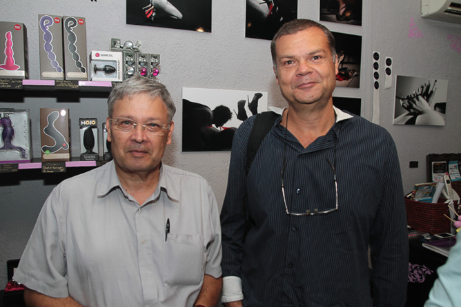 Thierry Payet, (à droite) et un ami Thierry Payet, (à droite) et un ami