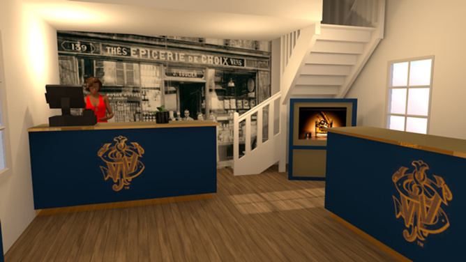 Rez-de-chaussée de La Maison Walker