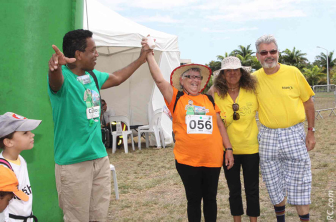 A 73 ans, elle a bouclé la boucle, accueillie comme il se doit à son arrivée