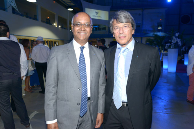 Marie-Joseph Malé et Alain Abadie, conseiller du président de La Région Réunion Marie-Joseph Malé et Alain Abadie, conseiller du président de La Région Réunion