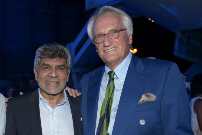 Adam Ravate et Jean-François Drotkowski, PDG de la société Investissement et Commerce Cinéma Adam Ravate et Jean-François Drotkowski, PDG de la société Investissement et Commerce Cinéma