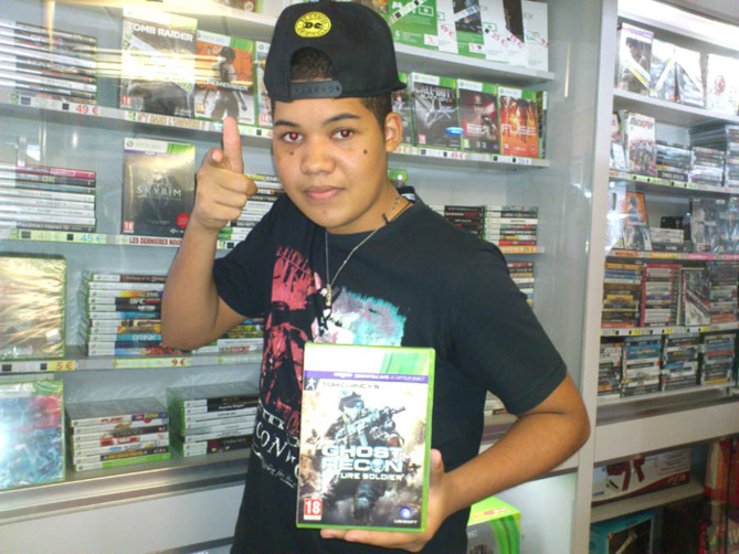 Jonathan Mofy a gagné GHOST RECON: FUTUR SOLDIER sur Xbox 360 Jonathan Mofy a gagné GHOST RECON: FUTUR SOLDIER sur Xbox 360