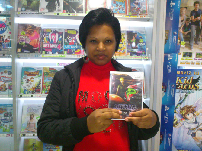 Josiane Putien a gagné METROID OTHER M sur Wii Josiane Putien a gagné METROID OTHER M sur Wii