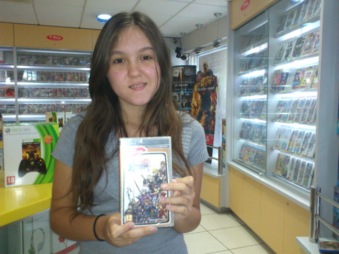 Noémie Damour a gagné DISSIDIA FINAL FANTASY sur PSP Noémie Damour a gagné DISSIDIA FINAL FANTASY sur PSP