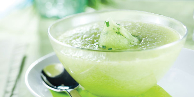 Soupe aux melons <br>Minceur-Rétention d'eau-Digestion-Fatigue Soupe aux melons <br>Minceur-Rétention d'eau-Digestion-Fatigue
