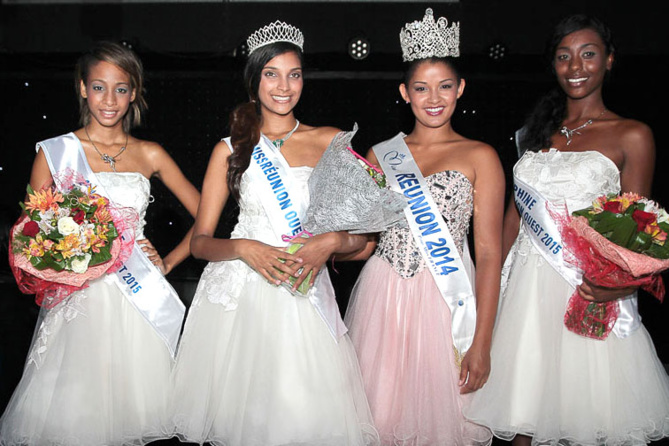 Les lauréates avec Miss Réunion 2014