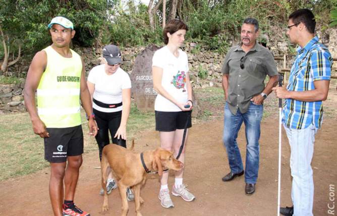 La première sortie de Sophie Massieu dans l'île, sur le parcours de santé de Bel-Air au Tampon La première sortie de Sophie Massieu dans l'île, sur le parcours de santé de Bel-Air au Tampon