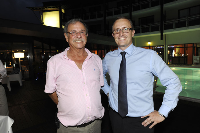 Alain Chatel et Philippe-Alexandre Rebboah, directeur de Leal Réunion Alain Chatel et Philippe-Alexandre Rebboah, directeur de Leal Réunion