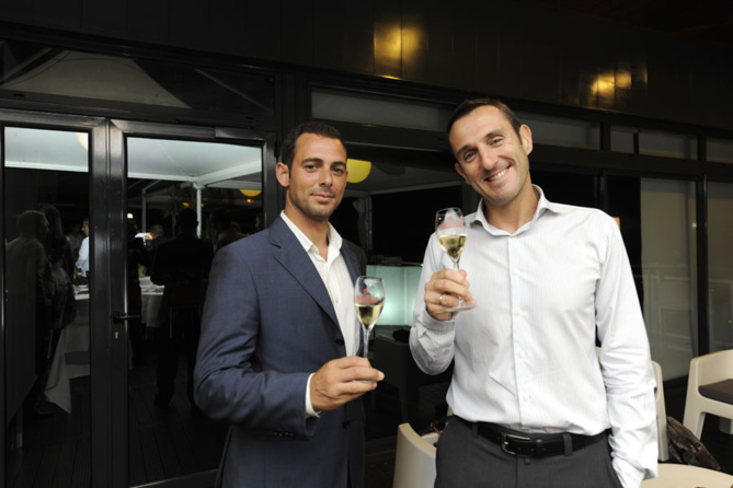 Le responsable Piper-Heidsieck en Afrique du Sud, et Samuel Pitarch, directeur commercial Le responsable Piper-Heidsieck en Afrique du Sud, et Samuel Pitarch, directeur commercial