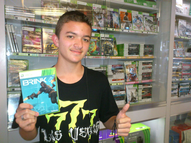 Florian Walch a gagné BRINK sur Xbox 360 Florian Walch a gagné BRINK sur Xbox 360