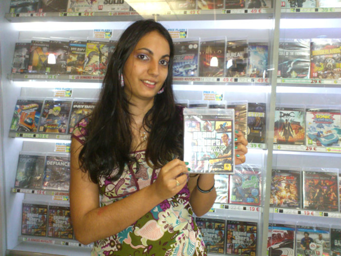 Coraline Hattenberger a gagné GRAN THEFT AUTO V sur Playstation 3 Coraline Hattenberger a gagné GRAN THEFT AUTO V sur Playstation 3