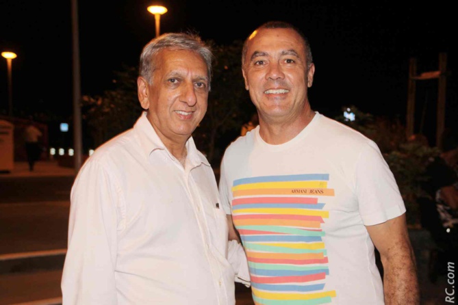 Aziz Patel de 7magazine.re et Dominique Barret Aziz Patel de 7magazine.re et Dominique Barret