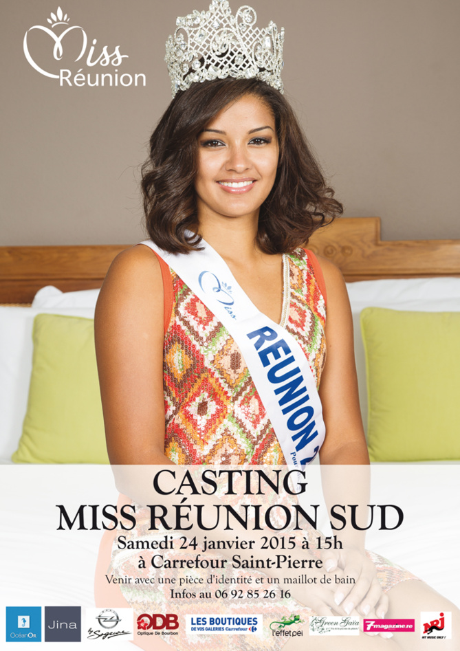 Miss Réunion Sud <br>Casting samedi 24 janvier Miss Réunion Sud <br>Casting samedi 24 janvier