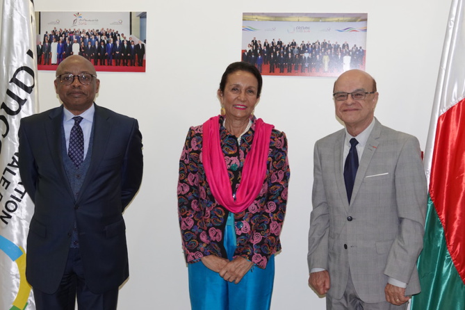 Réunion de travail au siège de l'OIF