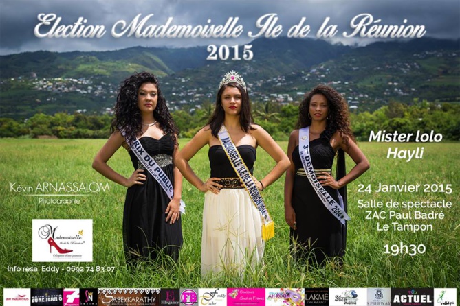Mademoiselle Réunion <br>Les candidates Mademoiselle Réunion <br>Les candidates