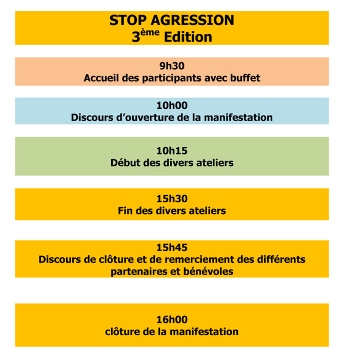 “Stop Agression” 3ème édition