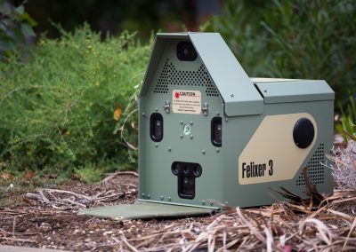 Un des robots Felixer 3 de la marque Thylation Un des robots Felixer 3 de la marque Thylation