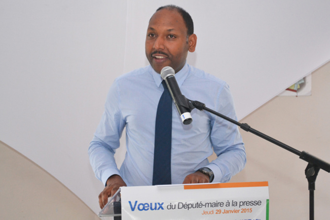 Thierry Robert a présenté ses voeux à la presse dans la salle d’honneur du conseil municipal