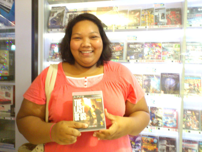 Samantha Lessort a gagné THE LAST OF US sur Playstation 3 Samantha Lessort a gagné THE LAST OF US sur Playstation 3