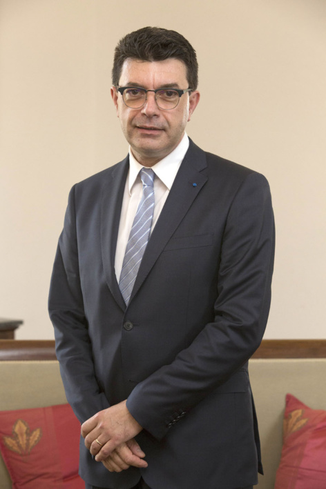 Maurice Barate <br> Un secrétaire général ravi d’être dans l’île