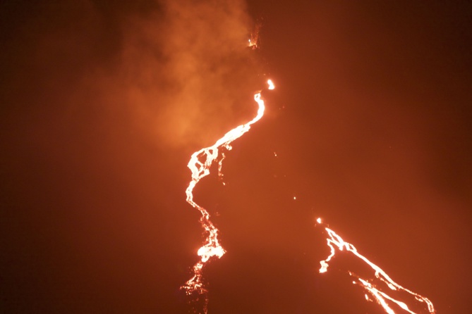 Samedi soir entre 22h et 23h, la météo enfin permet d'observer le grandiose spectacle