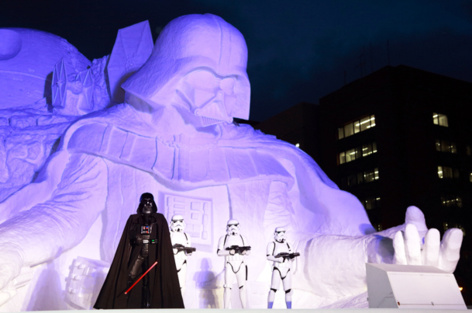 Un Dark Vador géant Un Dark Vador géant