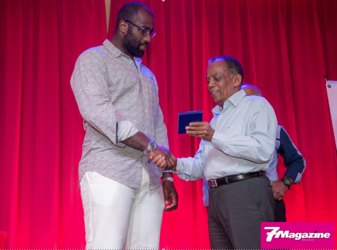 Teddy Riner et Gilbert Annette, maire de Saint-Denis Teddy Riner et Gilbert Annette, maire de Saint-Denis
