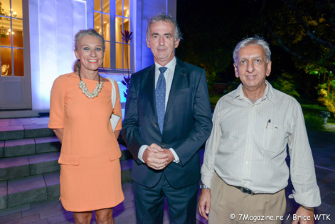 Catherine Ronin, Frédéric Gagey et Aziz Patel de 7magazine.re Catherine Ronin, Frédéric Gagey et Aziz Patel de 7magazine.re