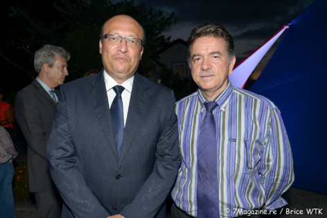 Frédéric Alory et Patrick Geiglé, directeur de La Caisse d'Epargne Réunion Frédéric Alory et Patrick Geiglé, directeur de La Caisse d'Epargne Réunion