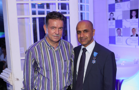 Patrick Geiglé, directeur régional de la Caisse d'Epargne de La Réunion et Abdoullah Lala Patrick Geiglé, directeur régional de la Caisse d'Epargne de La Réunion et Abdoullah Lala