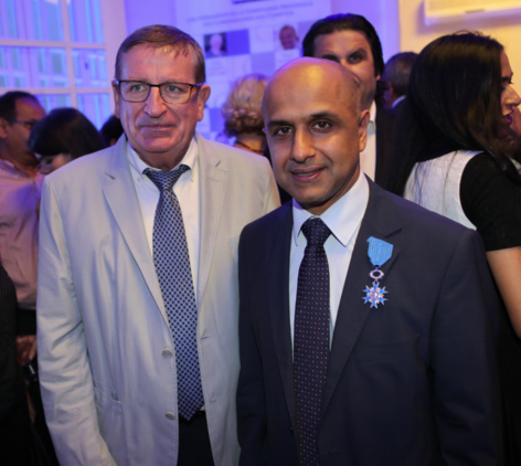 Dominique Fournel, vice-président du Conseil Régional et Aboullah Lala Dominique Fournel, vice-président du Conseil Régional et Aboullah Lala