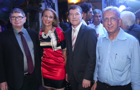 Joseph Zorgniotti, Catherine Ronin, Marcellino Burel et Aziz Patel de 7magazine.re Joseph Zorgniotti, Catherine Ronin, Marcellino Burel et Aziz Patel de 7magazine.re