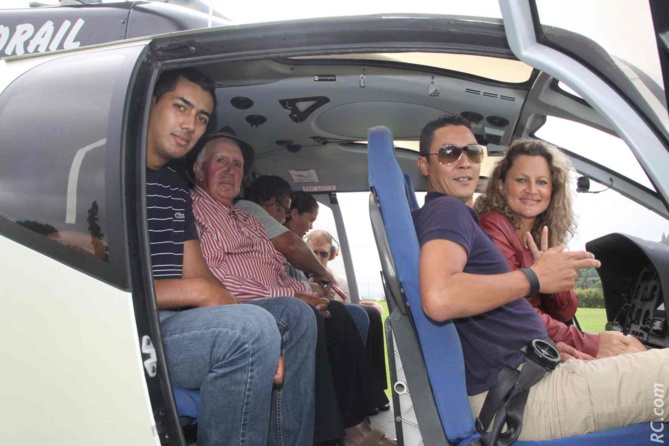 Un Alon Bat Karé chemin volcan...en hélico. Une première qui a beaucoup plu.