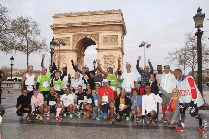 Des Réunionnais à Paris pour courir le Marathon...