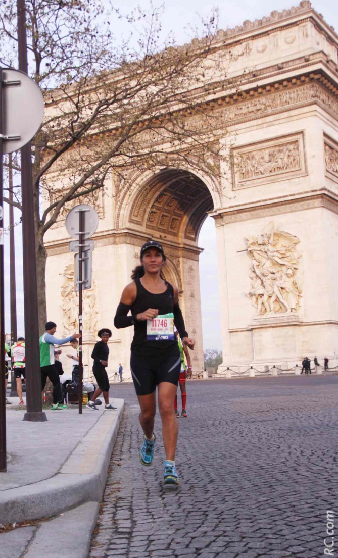 Marathon de Paris<br> La Réunion en l'air!
