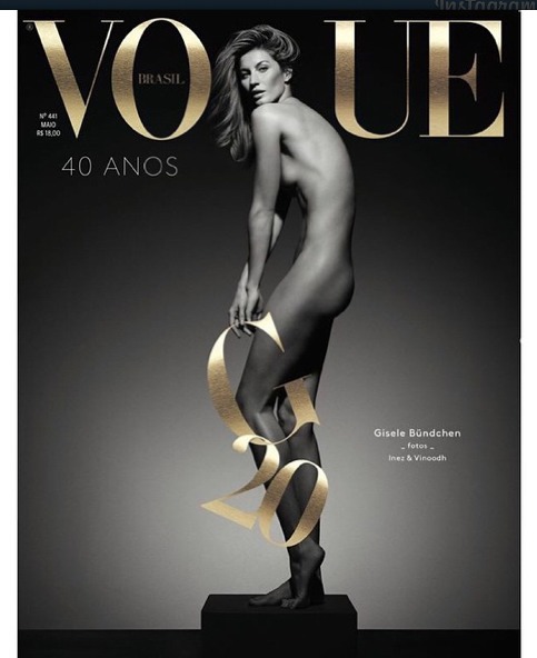 La Une de Vogue Brésil du mois de mai