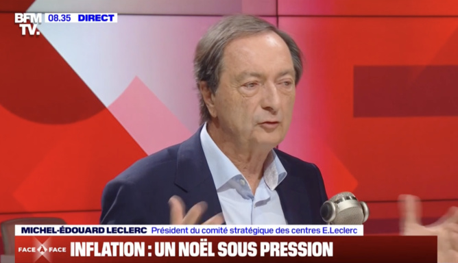 Michel-Edouard Leclerc prédit une baisse des prix pour 2024 Michel-Edouard Leclerc prédit une baisse des prix pour 2024