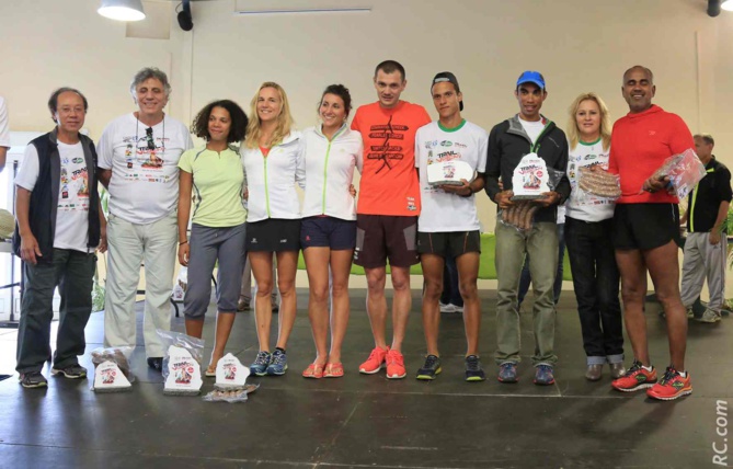 Ils avaient tous le sourire à l'issue de cette deuxième édition du Trail du Volcan...