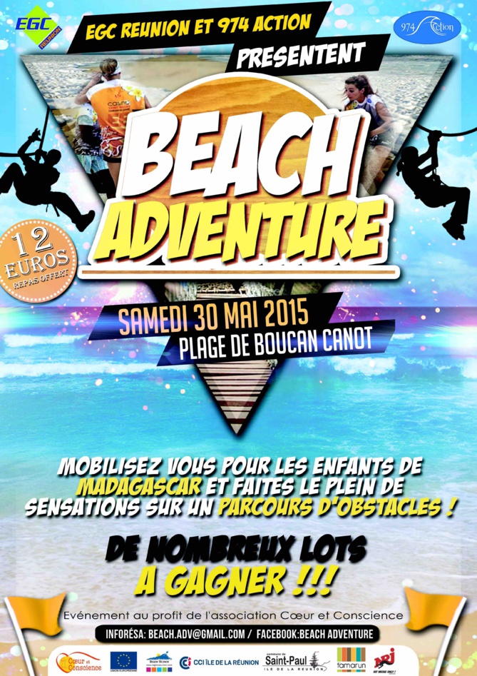Beach Adventure à Boucan Canot le 30 mai<br>Pour la bonne cause! Beach Adventure à Boucan Canot le 30 mai<br>Pour la bonne cause!