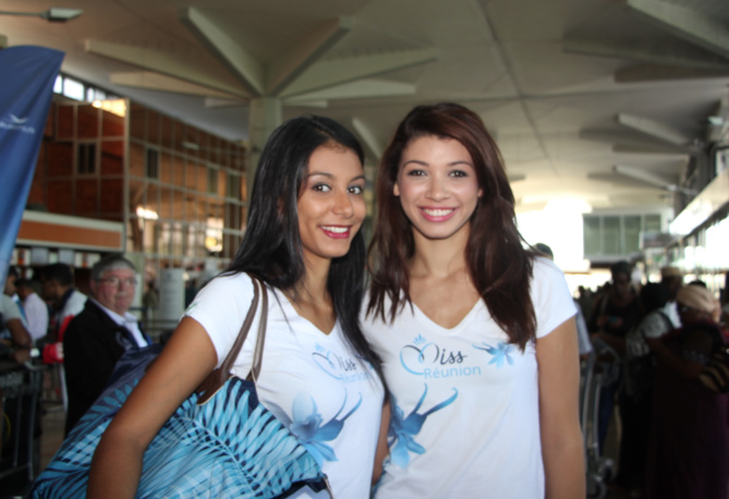 Le départ des candidates Miss Réunion 2015 pour Paris Le départ des candidates Miss Réunion 2015 pour Paris