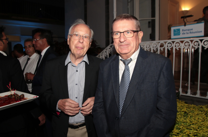 Xavier Thieblain et Dominique Fournel, vice-président de La Région Réunion Xavier Thieblain et Dominique Fournel, vice-président de La Région Réunion