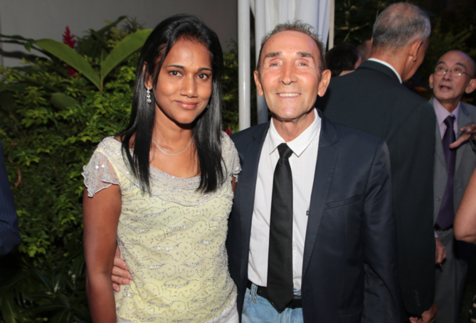 Nadia Ramassamy et Gérard Bonnet Nadia Ramassamy et Gérard Bonnet