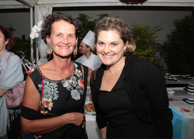 Guénola Frémont et Caetlin Folawn. Guénola Frémont et Caetlin Folawn.