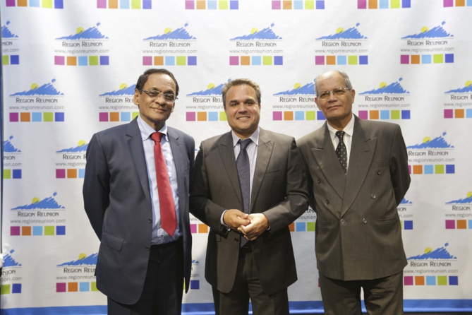 Didier Robert reçoit le Ministre des Finances de Maurice