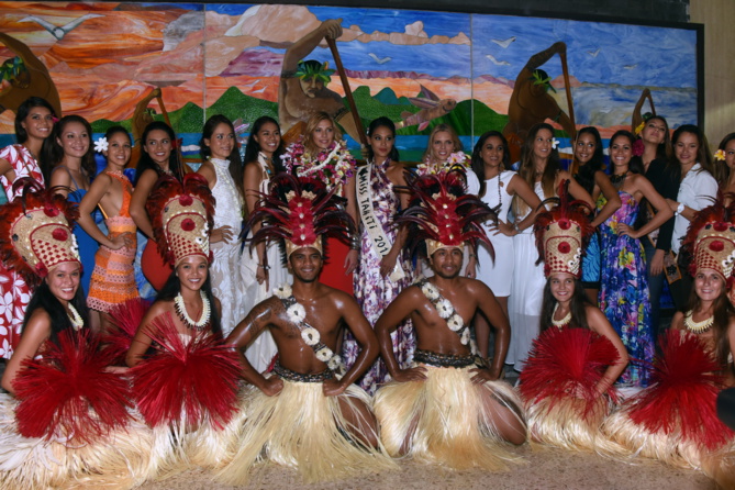 Les candidates Miss Tahiti 2015