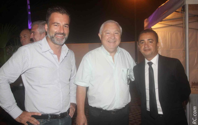 Régis Freyermuth d’Anzemberg, Jacques Martinazzo, gérant ECB, et Didier Radavidra Régis Freyermuth d’Anzemberg, Jacques Martinazzo, gérant ECB, et Didier Radavidra