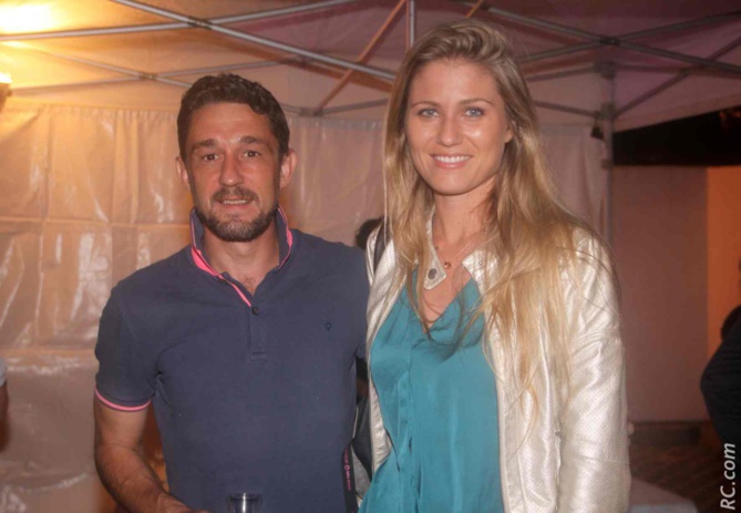 David Hillaireau du Restaurant Histoire de…, et Bénédicte Thoumpsin de Blue Electronics David Hillaireau du Restaurant Histoire de…, et Bénédicte Thoumpsin de Blue Electronics