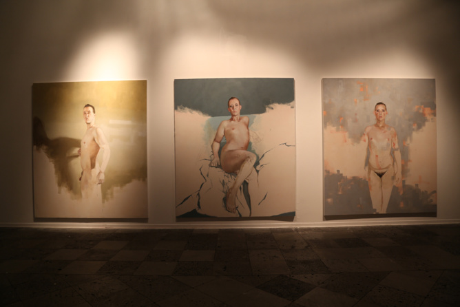 Le Tryptique présenté par Abel Técher au Musée Léon Dierx actuellement Le Tryptique présenté par Abel Técher au Musée Léon Dierx actuellement