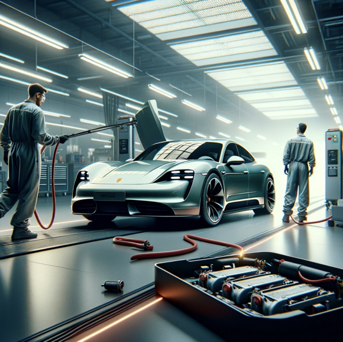 Rappel massif des Porsche Taycan pour risque d'incendie de batterie