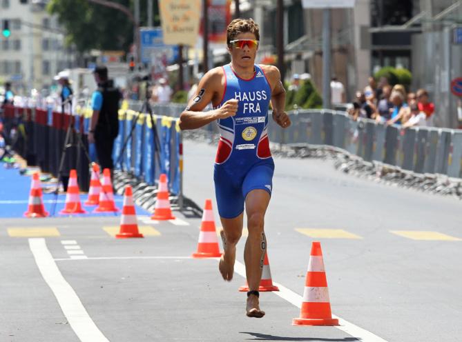 David Hauss a couru pieds nus les 1 640 m du parcours